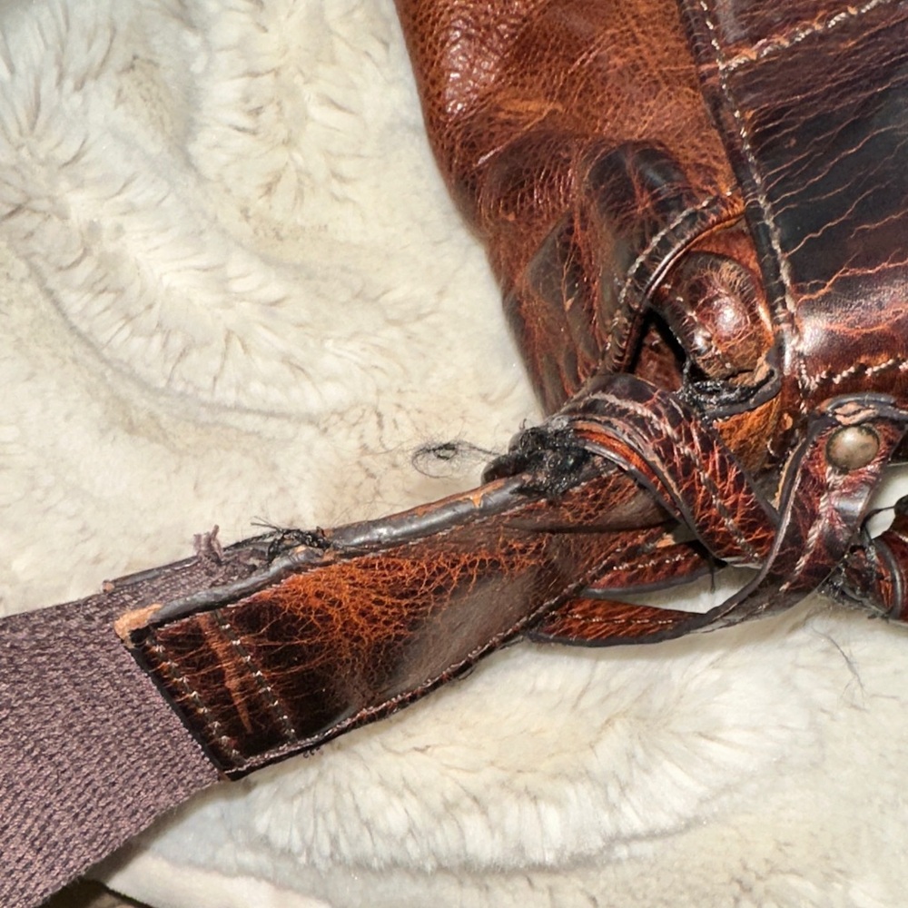 Frye Genuine Leather Messenger Bag - Picture 13 of 14